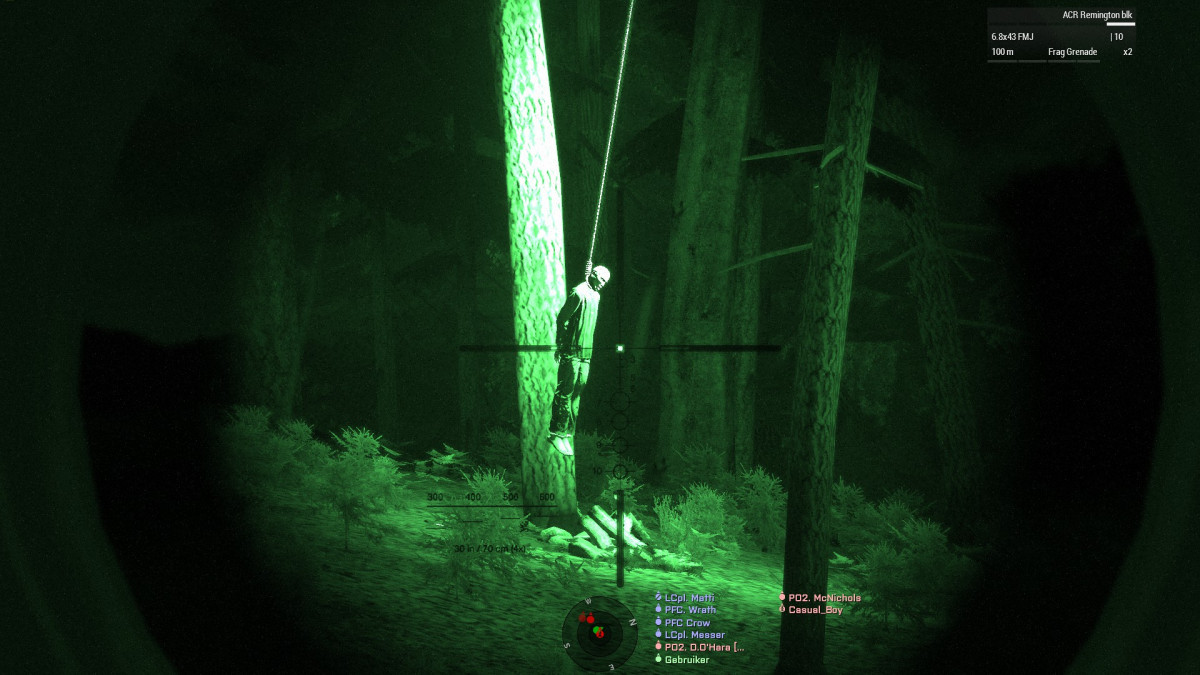 "Operation Watchful Guardian" Hanging Man